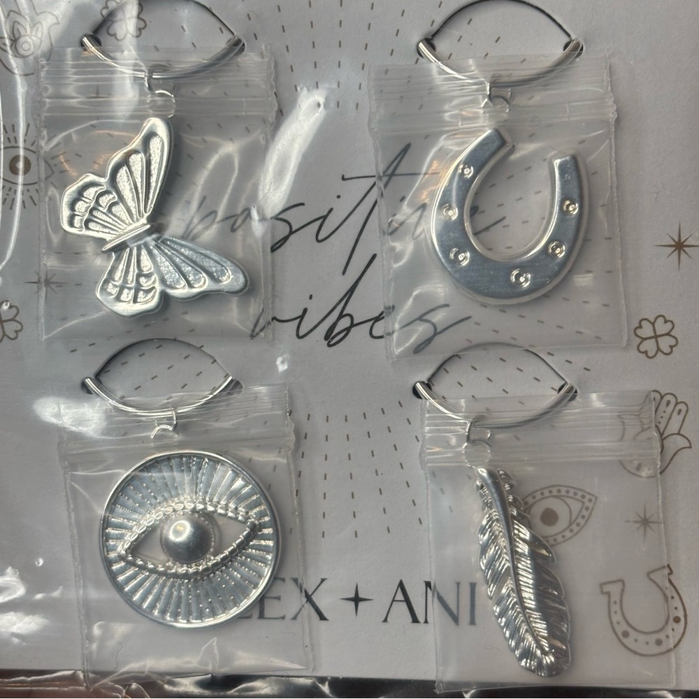 Alex and Ani Wine‎ Charms - GWP Protection Set of 4 - New in packaging
